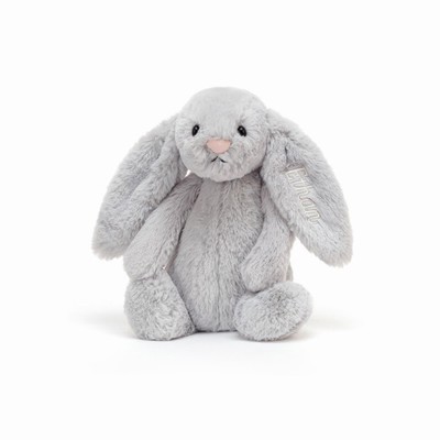 Jellycat Bashful Silver Bunny Medium Australia | 796053VKD